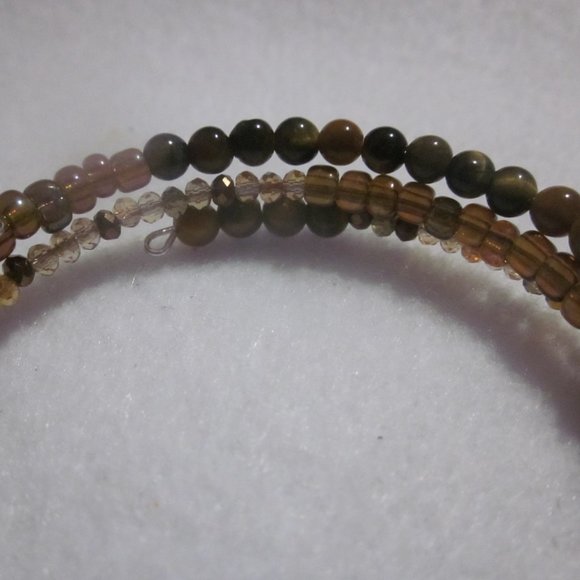 Multi Brown Memory / Wrap / Bracelet - Picture 3 of 8
